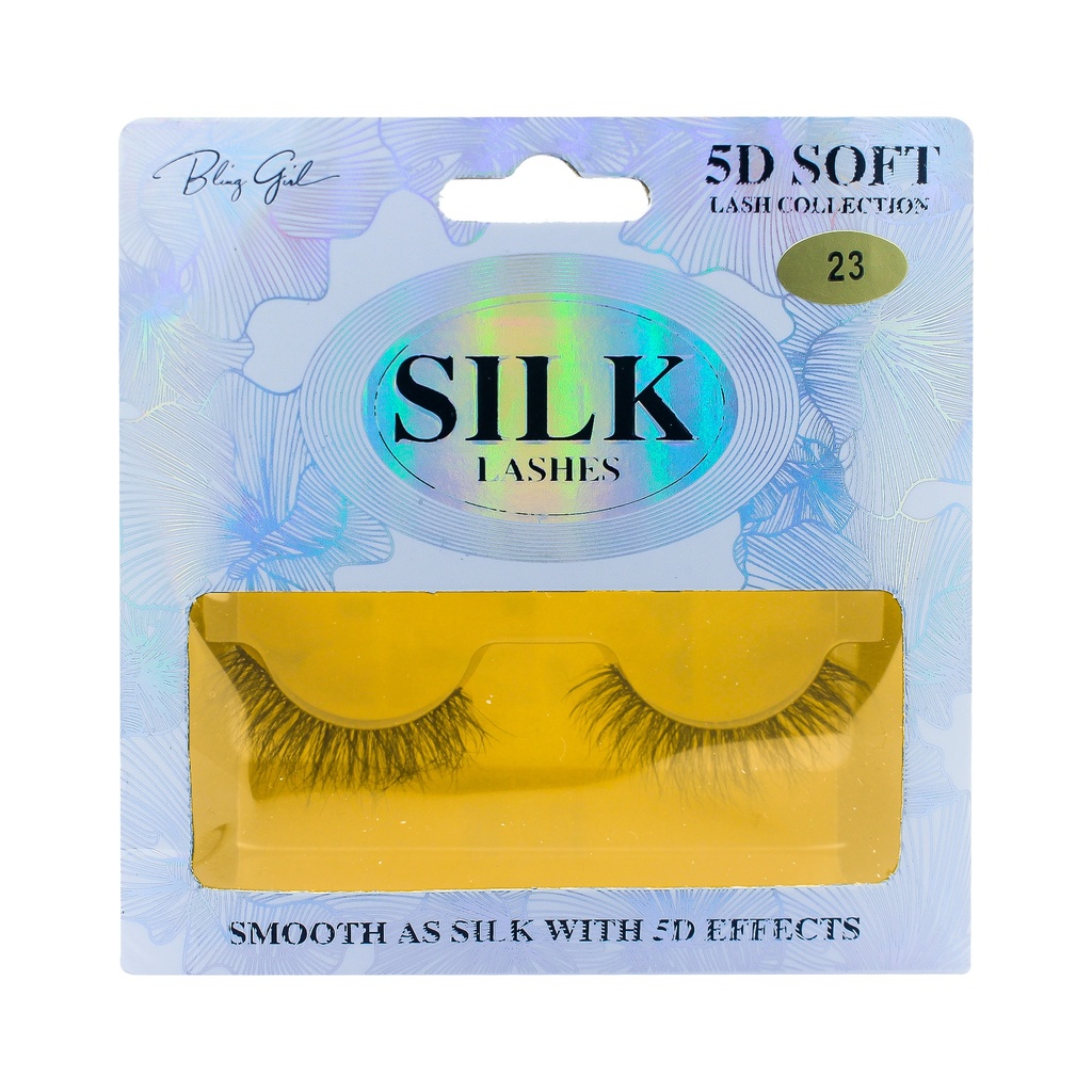 5D Silk Strip Lashes - 23 [S2508P07]