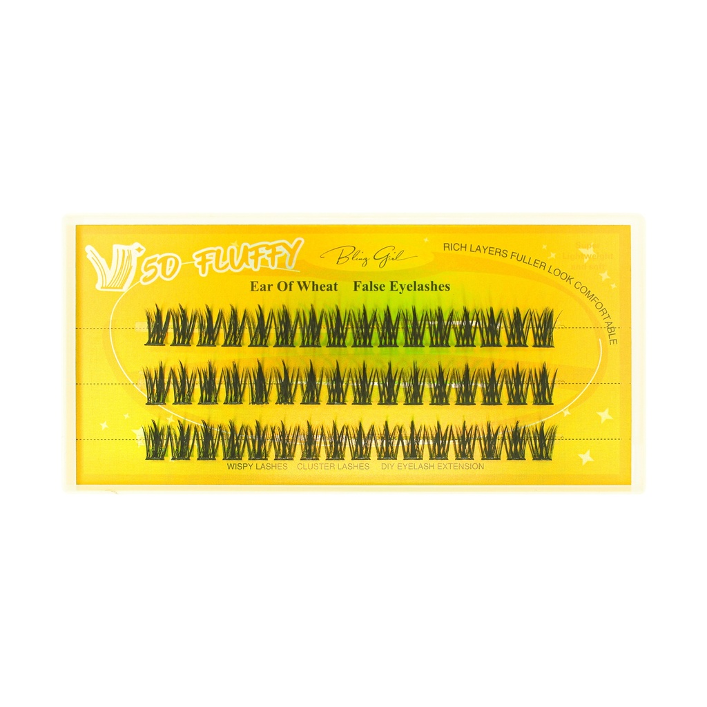5D Fluffy Cluster Lashes - 11mm [S2511P09]