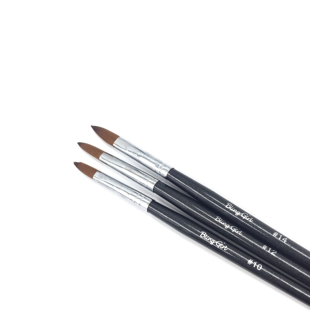 Bling Girl Black Individual Acrylic Brush [6350]