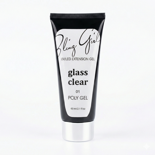 [6342512125517] Innate Quick Building Poly Gel Glass Clear 60ml #001 [4850]