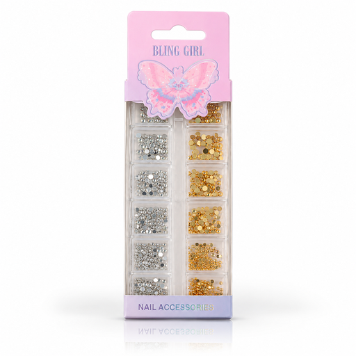 [6312604161358] Bling Girl Nail Accessories [S2605P05]