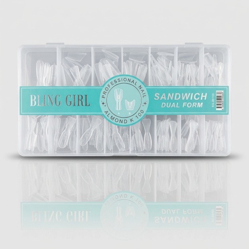 [6362605094636] Poly Gel Sandwich Dual Forms Almond BG-89100
