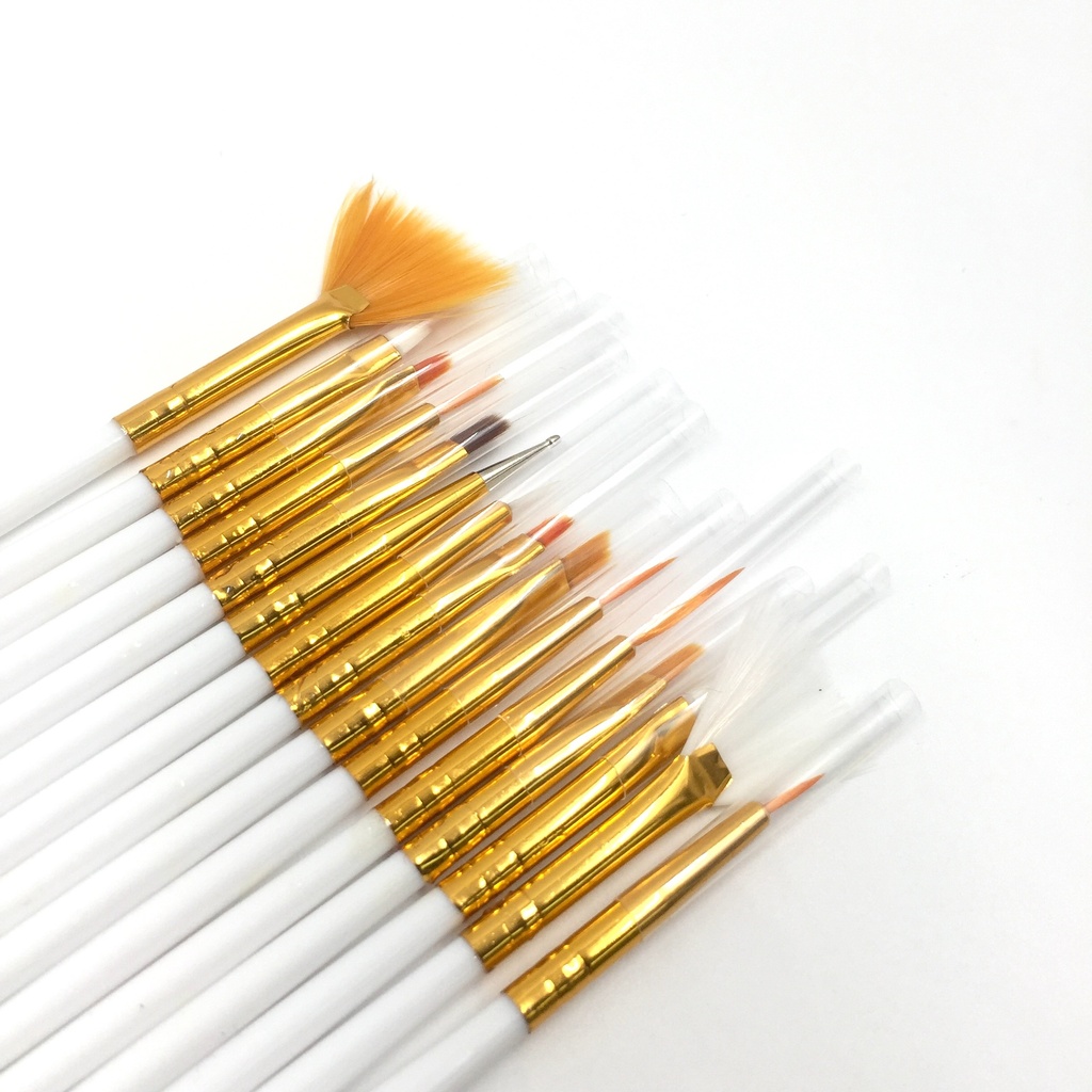 Bling Girl Nail Gel Art Brush Set 15Pcs [6287]