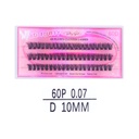6D Fluffy Cluster Lashes 60D 10mm-D [S2508P06]