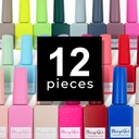 Miracle Soak Off UV/LED Nail Polish Set 15ml*12pieces - GET 12 FREE [2120]