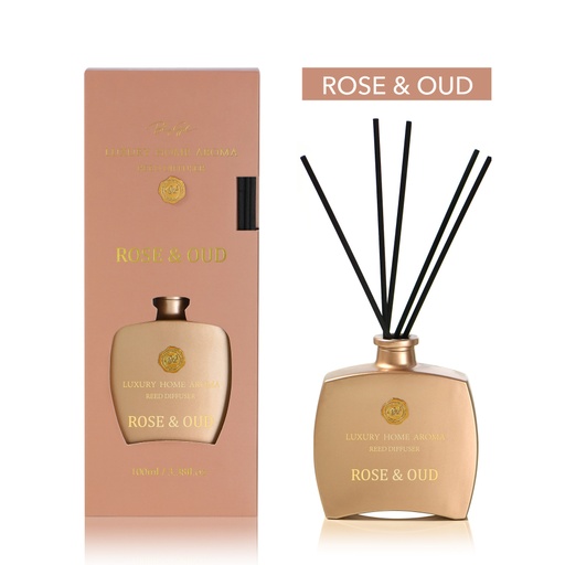 [6512410290611] Luxury Home Diffuser Rose &amp; Oud [S2502P22]