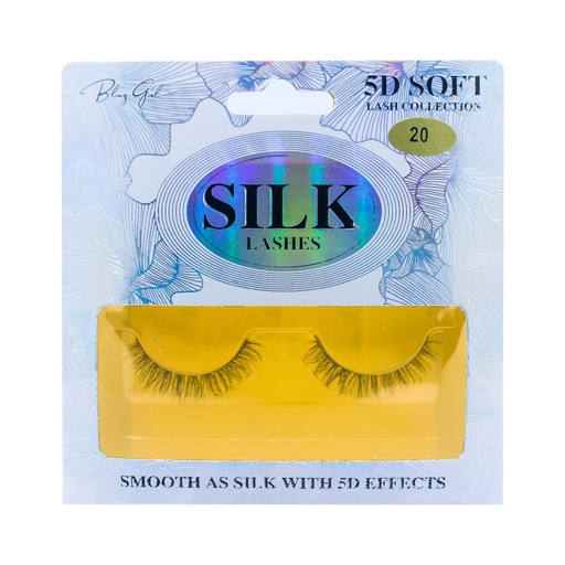 [6612505881455] 5D Silk Strip Lashes - 20 [S2508P07]