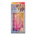 Bling Girl BG-01 Square Full Cover Press On Soft Tips 100 pcs Clear [9839]