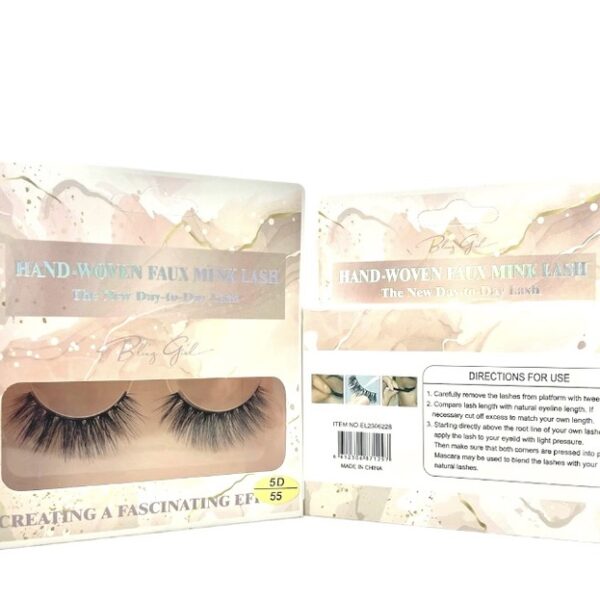 Bling Girl Hand-Woven Faux Mink Lash [S2308P06]