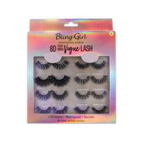 Blinggirl 8D FAUX MINK Make up Vogue lash 10 Pairs [ R2311P16 ]