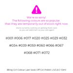 [BUY 6 GET 6 FREE] Bling Girl Colour Last Soak Off Gel Polish UV/LED Set 10ml*6Pieces [1228]