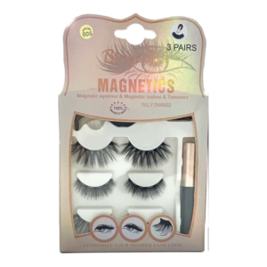 Bling Girl Magnets eyeliner&Magnetics lashes&Tweezers 3Pairs[ S2310P75 ] (1)