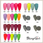Bling Girl Superior Salon-Quality Nail Gel 18ml*12pieces [ R23SET03 ]